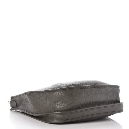 Hermes Taurillon Clemence Evelyne III GM Vert De Gris 4 of 8
