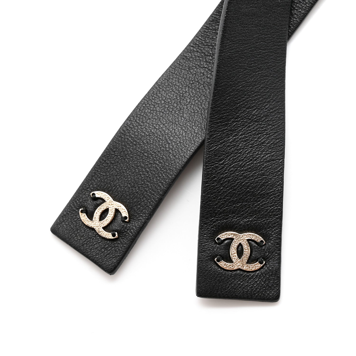 Chanel Lambskin Chain CC Bow Belt XS Black 4 of 4