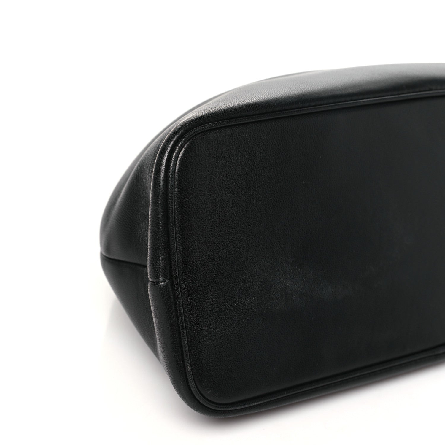 Jacquemus Lambskin Le Calino Ring Top Handle Bag Black 7 of 8