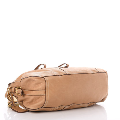 Prada Cervo Deerskin Shopping Satchel Naturale 5 of 15