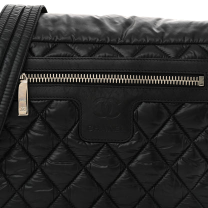 Chanel Nylon Small Coco Cocoon Messenger Bag Black 8 of 10