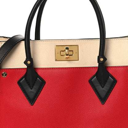Louis Vuitton Calfskin Monogram On My Side Pirate Red 8 of 12