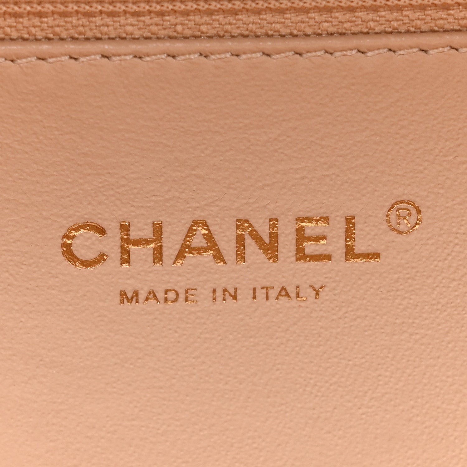 Chanel Caviar Quilted Large CC Filigree Vanity Case Beige 8 of 19