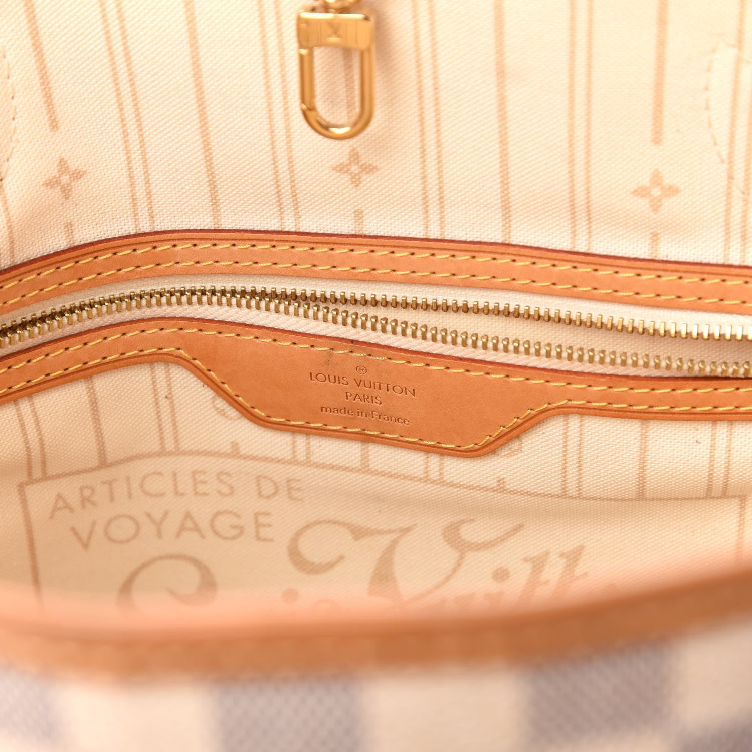Louis Vuitton Damier Azur Neverfull PM 10 of 10