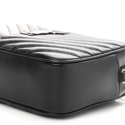 Saint Laurent Calfskin Matelasse Monogram Lou Camera Bag Black 9 of 9