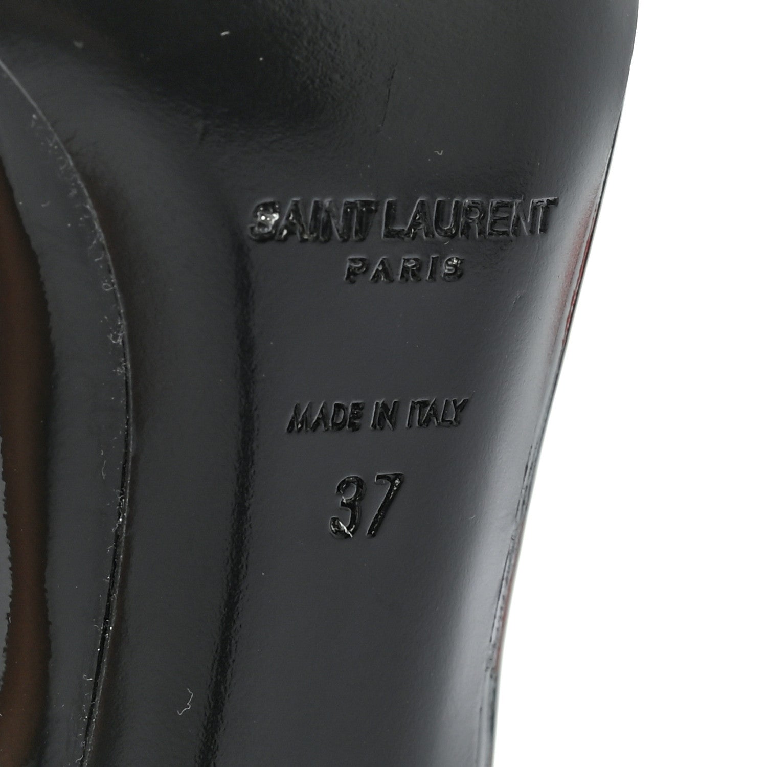 Saint Laurent Patent Y 105 Pumps 37 Black 7 of 9