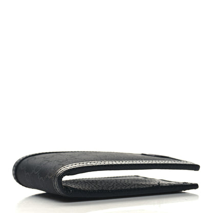 Gucci Nylon Monogram Bi-Fold Wallet Black 4 of 8