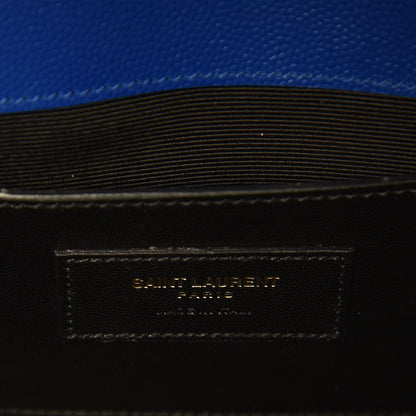 Saint Laurent Grain De Poudre Classic Monogram Kate Clutch Outremer 7 of 9