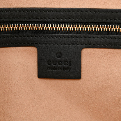 Gucci GG Supreme Monogram Bees Medium Padlock Tote Beige Oro Black 6 of 10