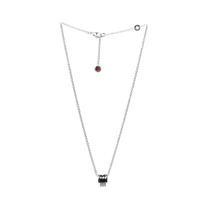 Bulgari Sterling Silver Ceramic Save The Children Pendant Necklace 2 of 5