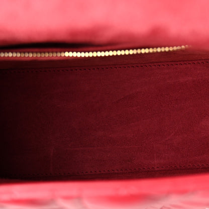 Christian Dior Lambskin Cannage Medium Lady Dior Red 5 of 10