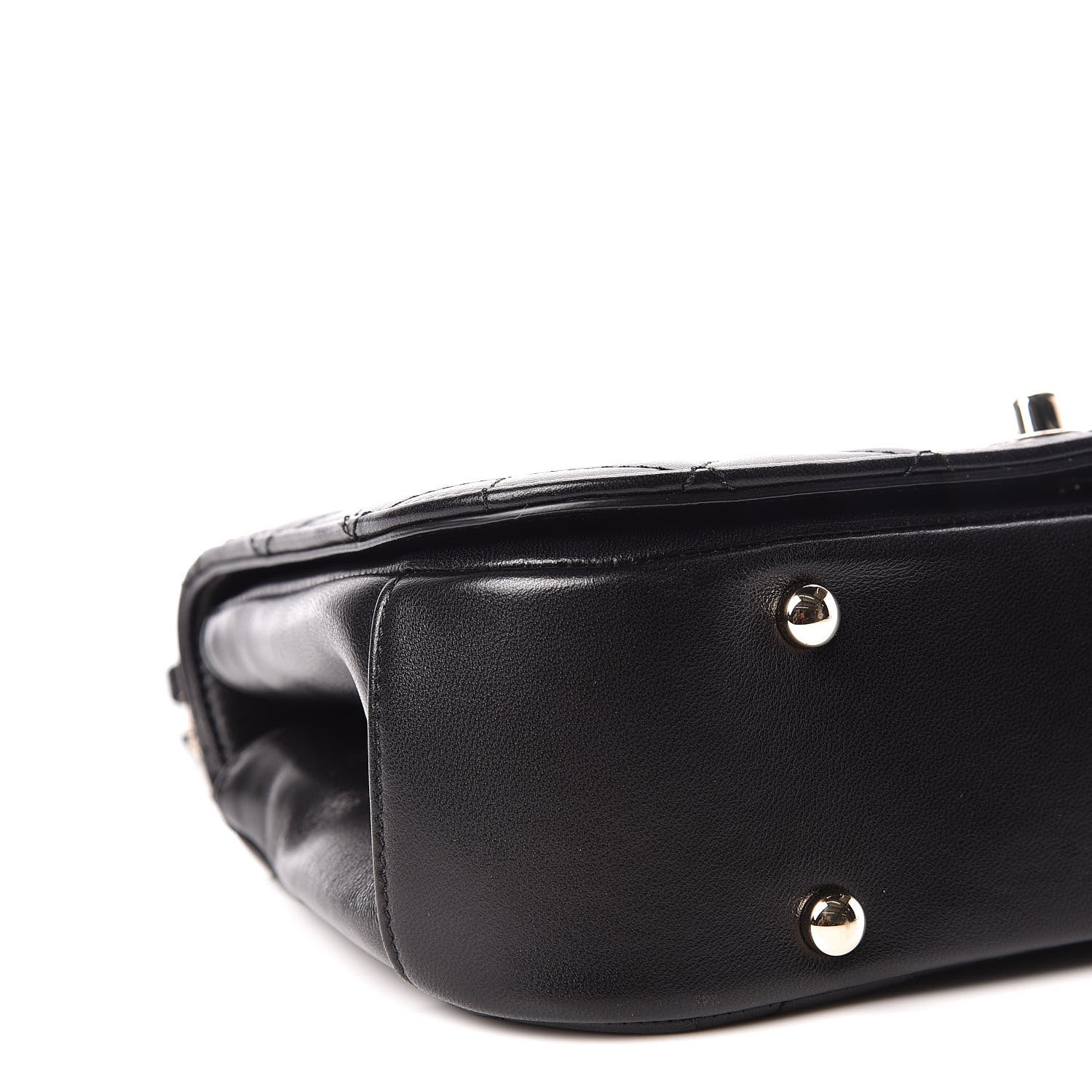 Chanel Lambskin Small Carry Chic Flap Black 5 of 13