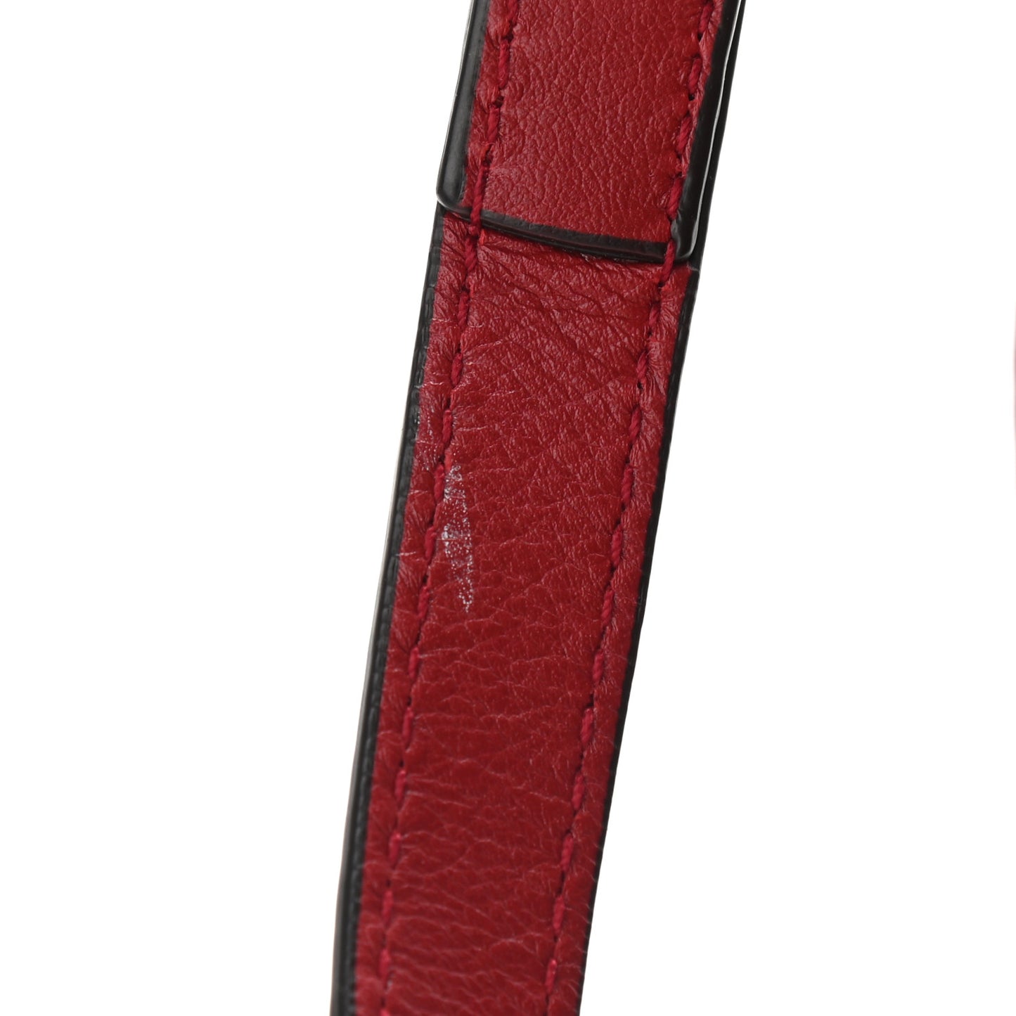 Soft Microguccissima Dome Satchel Red