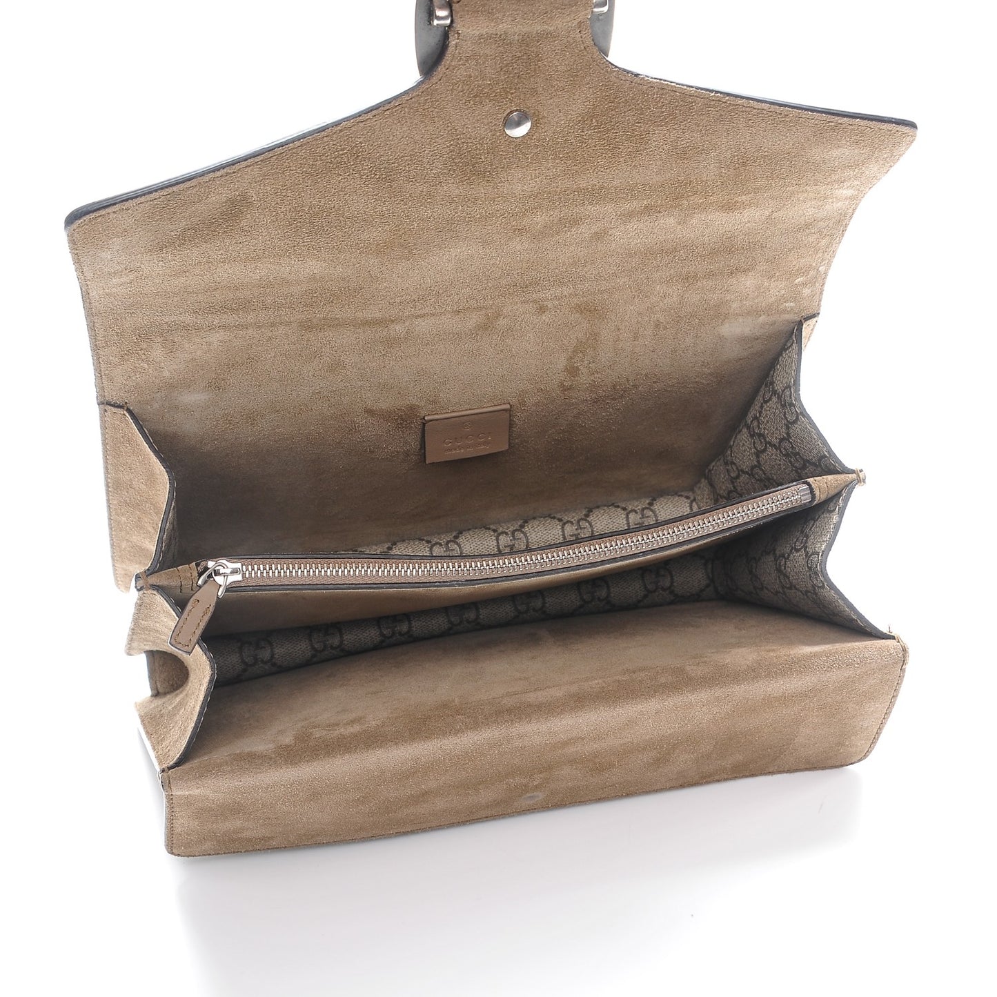 GG Supreme Monogram Small Dionysus Shoulder Bag Taupe