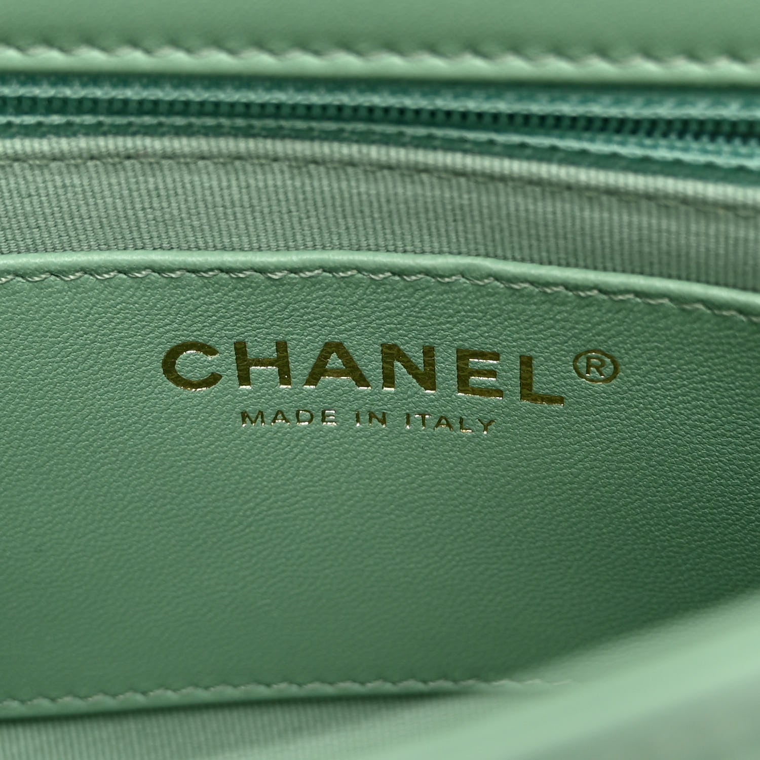 Chanel Lambskin Quilted Small Funky Town Flap Light Green 6 of 11