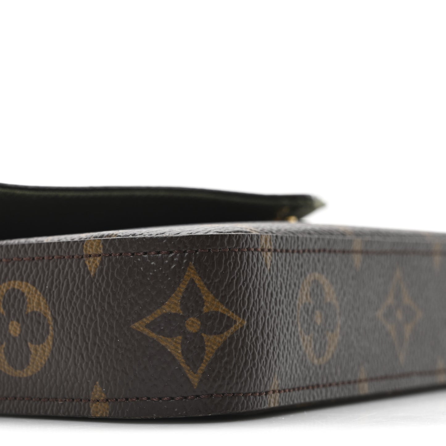 Monogram Felicie Strap & Go Kaki