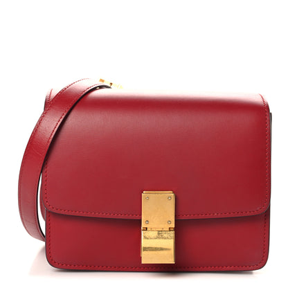 Celine Box Calfskin Small Classic Box Flap Bag Red 1 of 10