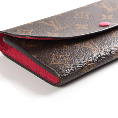 Louis Vuitton Monogram Emilie Wallet Hot Pink 5 of 11