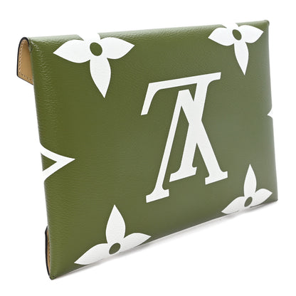 Louis Vuitton Monogram Giant Large Kirigami Pochette Kaki 3 of 6