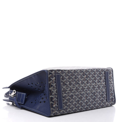 Goyard Goyardine Sac Hardy Pet Carrier PM Navy 4 of 9