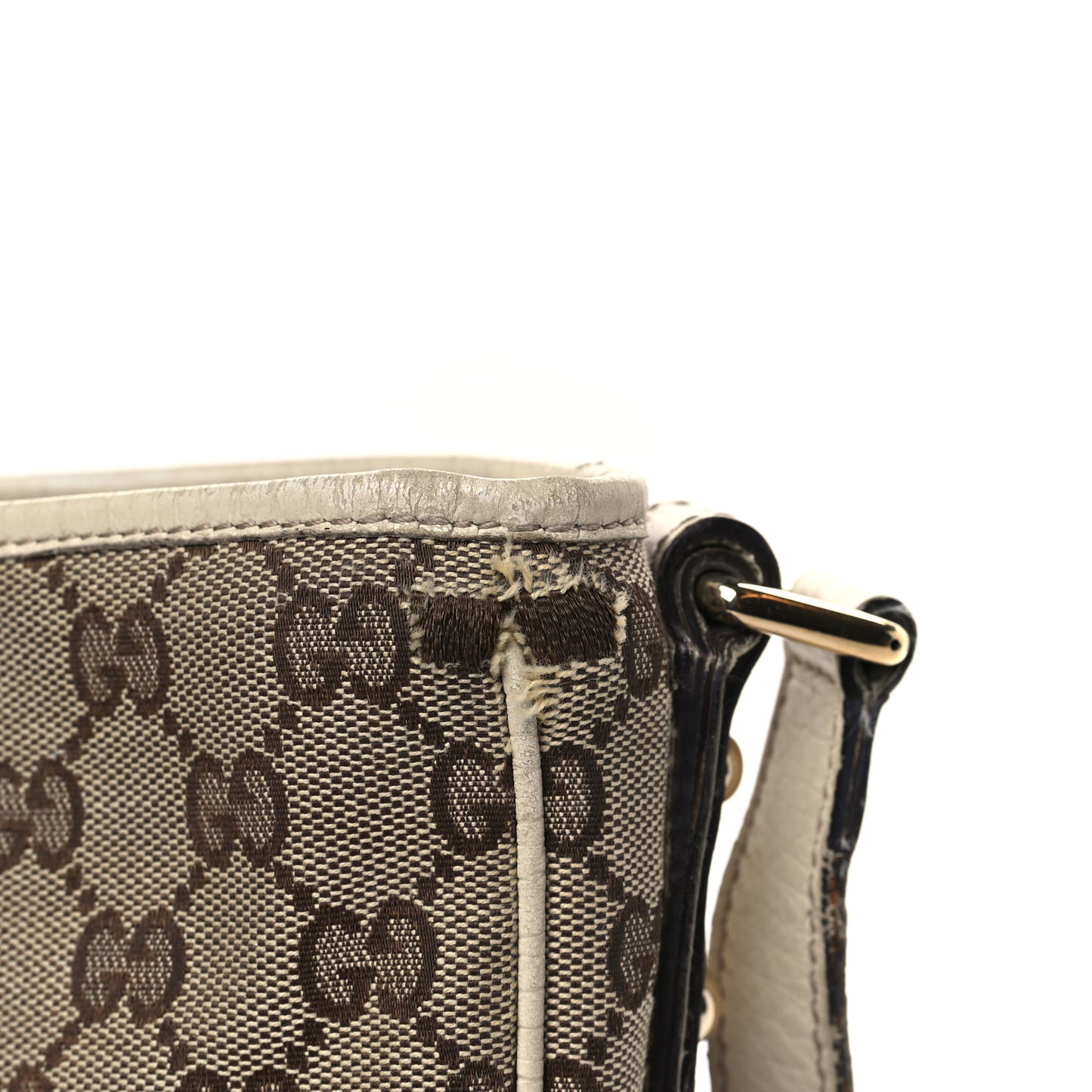 Monogram Web Jolicoeur Charms Messenger White