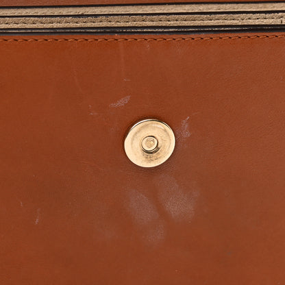 Chloe Suede Calfskin Small Faye Shoulder Bag Tobacco 10 of 11