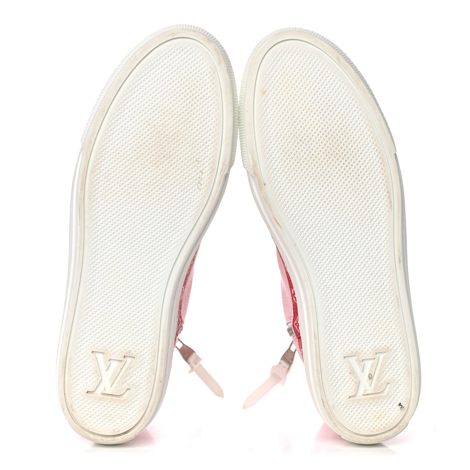 Louis Vuitton Monogram Giant Stellar Sneaker Boots 40 Rose Rouge 5 of 11