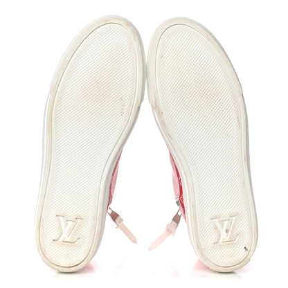 Louis Vuitton Monogram Giant Stellar Sneaker Boots 40 Rose Rouge 5 of 11