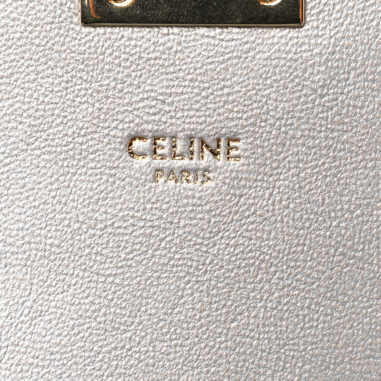 Laminated Calfskin Quilted Medium C Bag Silver