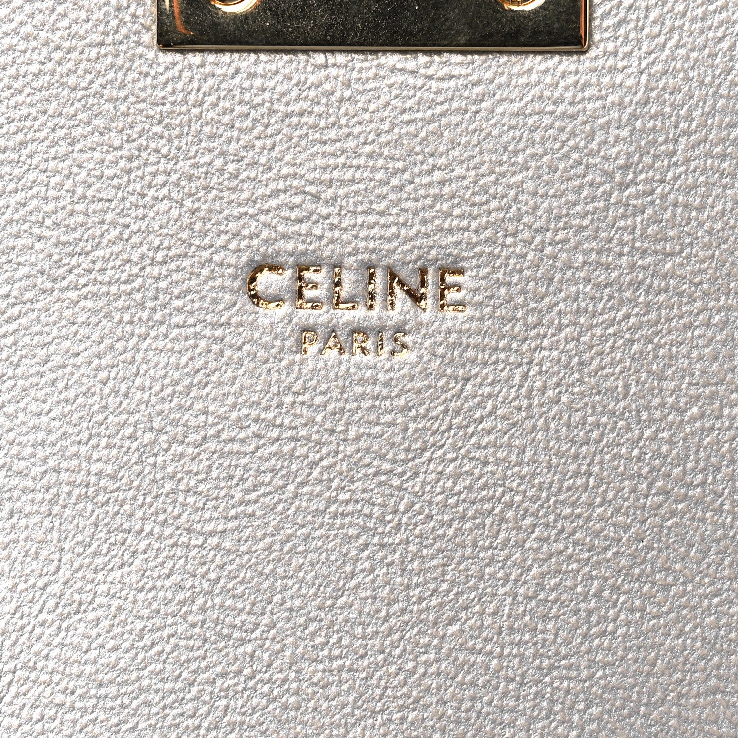 Celine Laminated Calfskin Quilted Medium C Bag Silver 6 of 10
