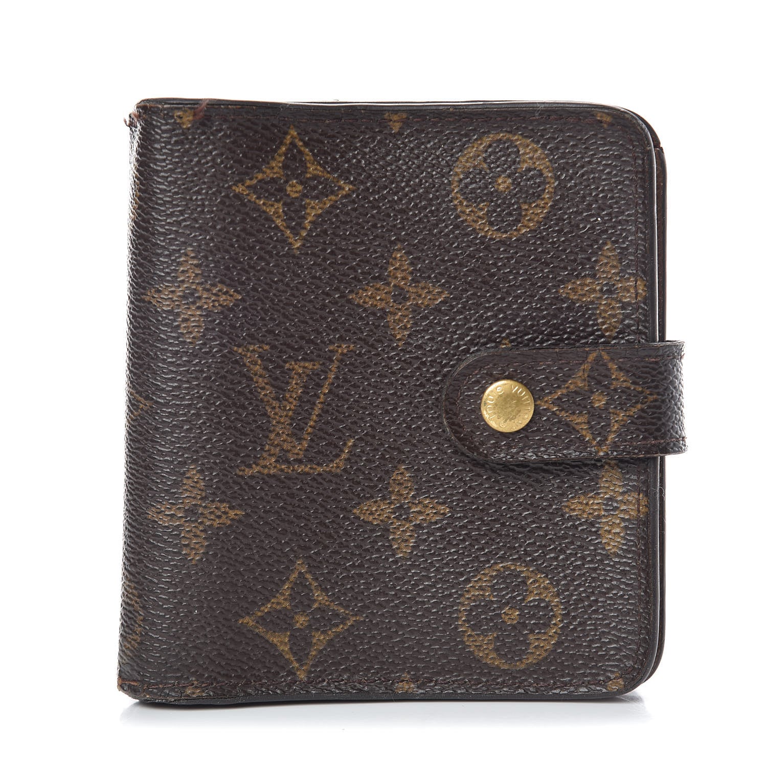 Louis Vuitton Monogram Compact Zippe Zipped Wallet 1 of 9