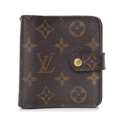 Louis Vuitton Monogram Compact Zippe Zipped Wallet 1 of 9