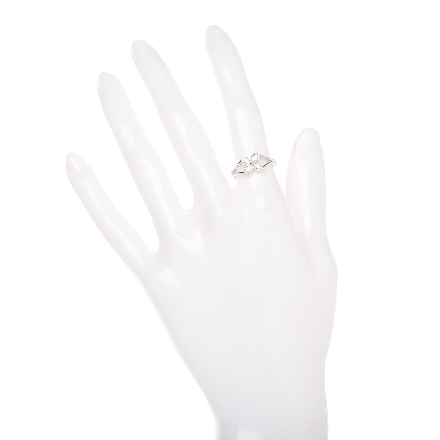 Tiffany Platinum Diamond Victoria Ring 51 5.75 2 of 6