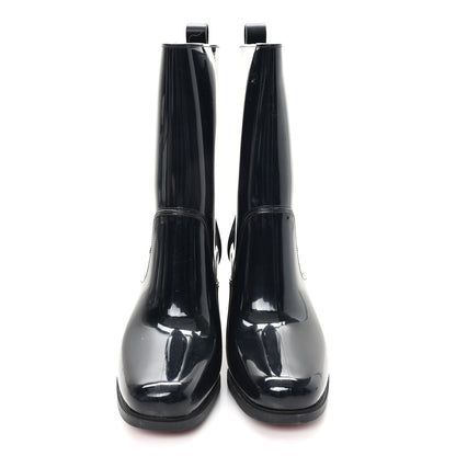 Christian Louboutin Recycled PVC Calfskin Loubirain 70 Boots 39 Black 3 of 9