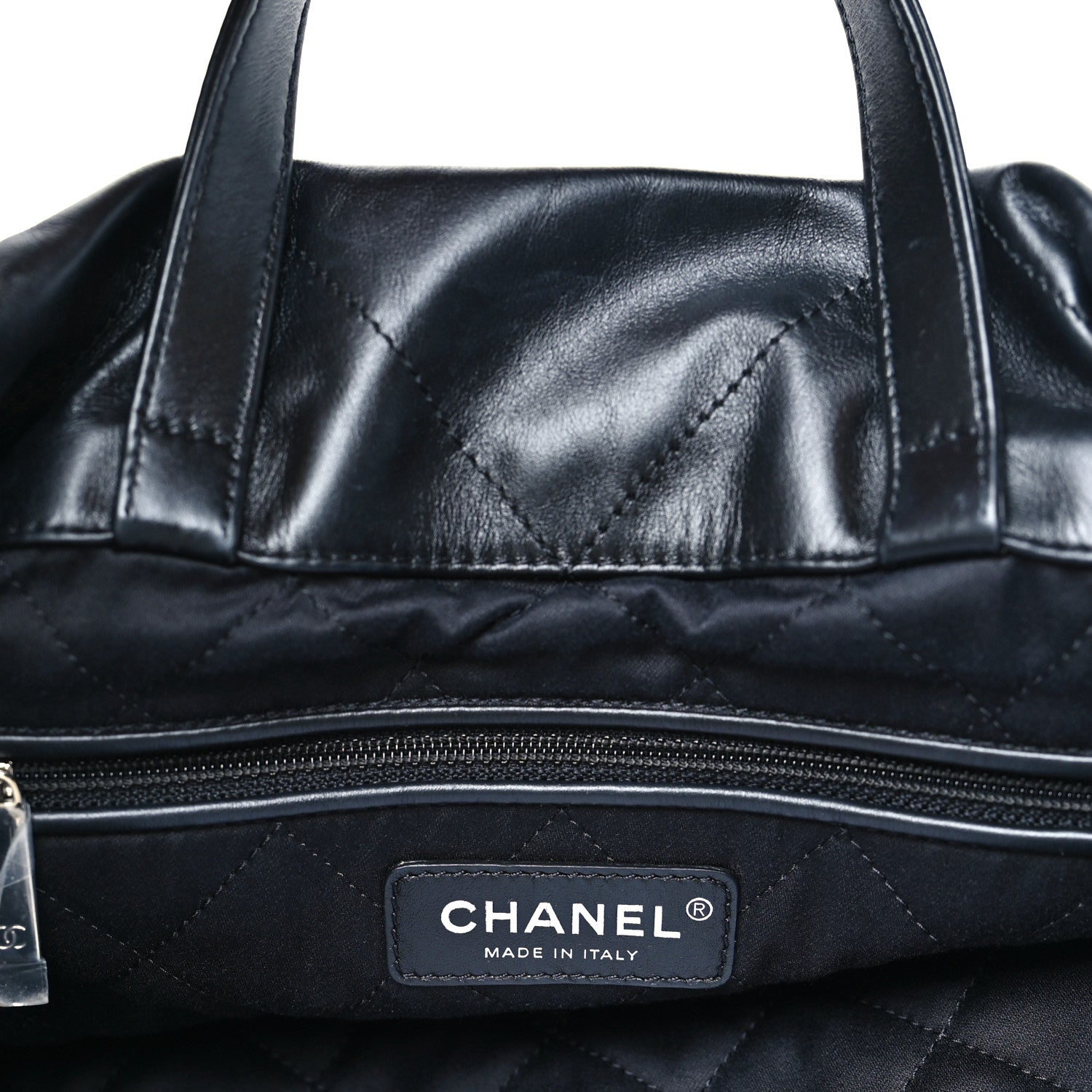 Chanel Shiny Calfskin Quilted Chanel 22 Backpack So Black 6 of 10