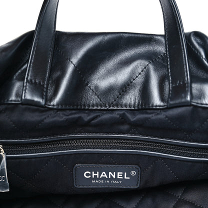Chanel Shiny Calfskin Quilted Chanel 22 Backpack So Black 6 of 10