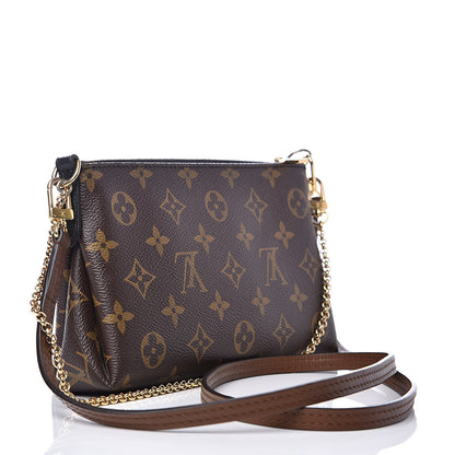 Louis Vuitton Monogram Pallas Clutch Black 3 of 13