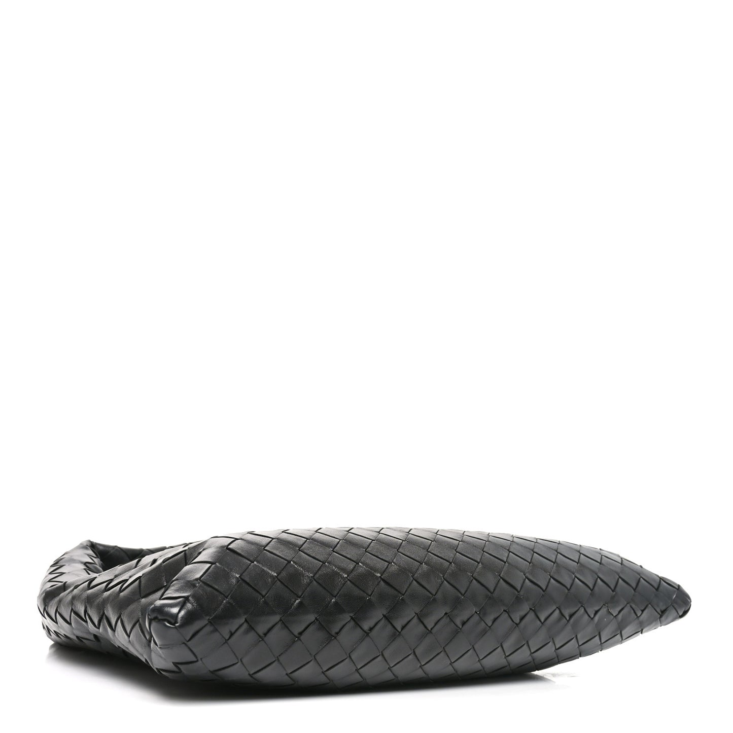 Calfskin Intrecciato Small Hop Black