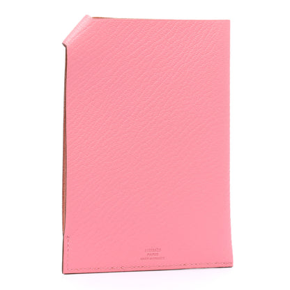 Hermes Chevre Mysore Tarmac PM Passport Holder Rose Confetti 3 of 7
