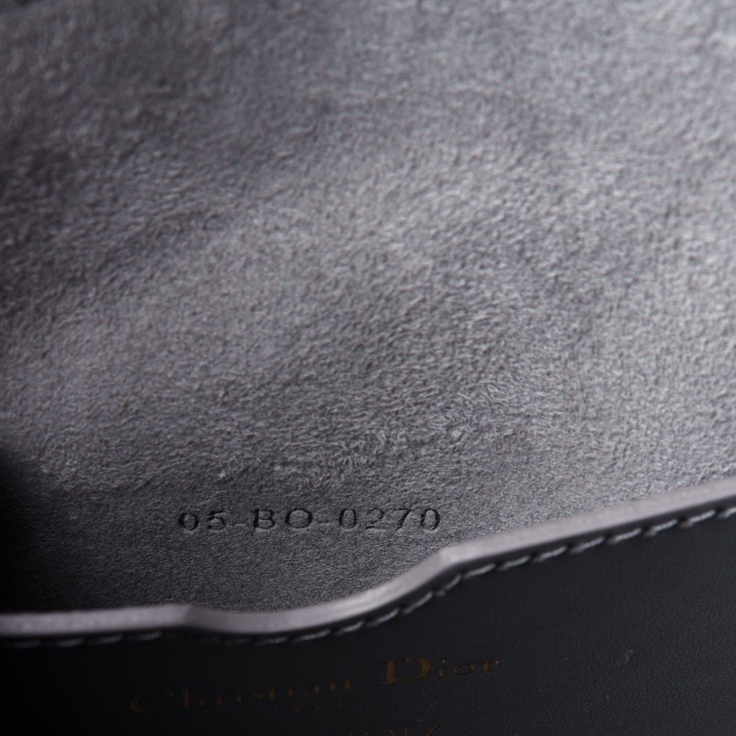 Christian Dior Box Calfskin Medium Bobby Flap Gray 6 of 10