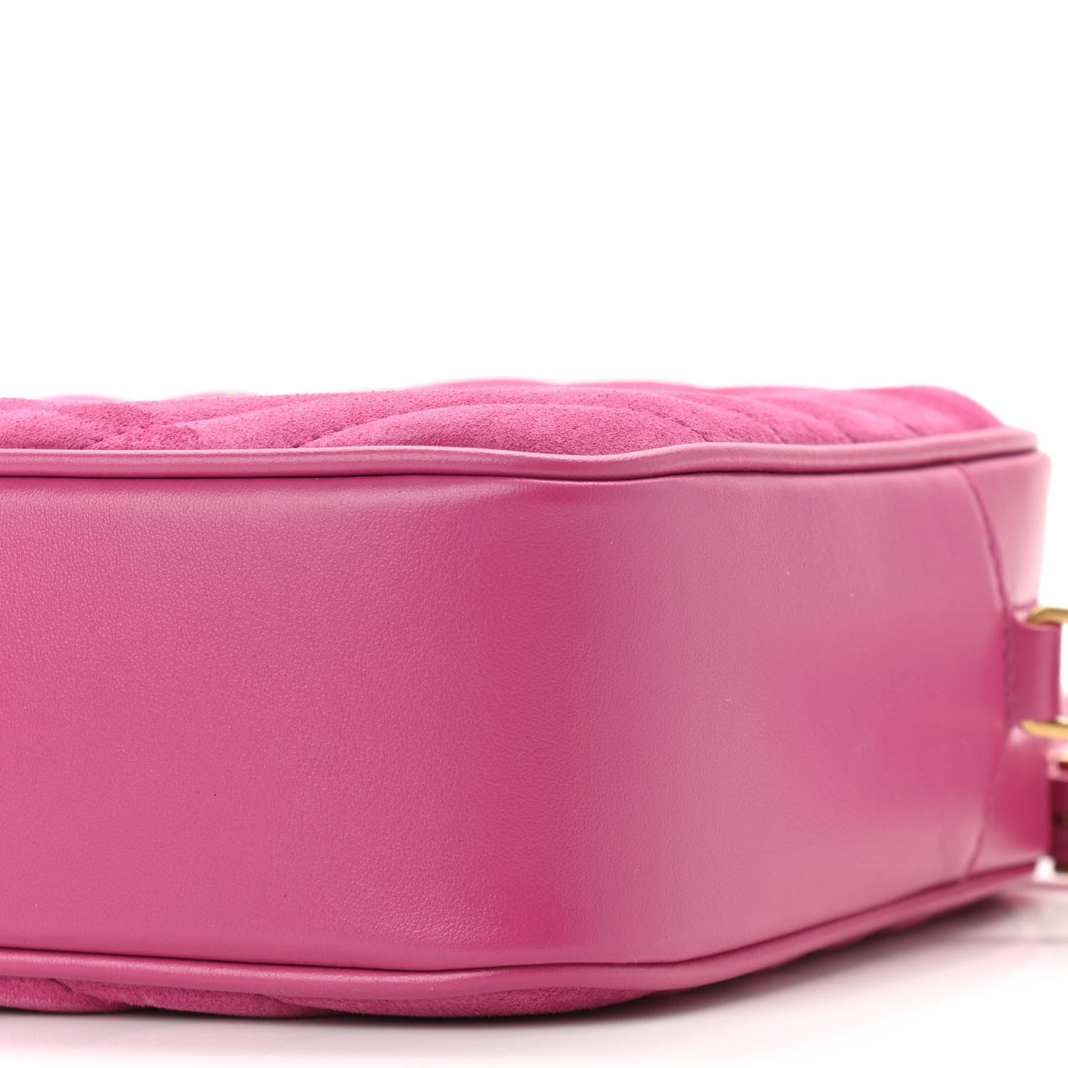 Saint Laurent Suede Matelasse Monogram Lou Camera Bag Rose 10 of 11