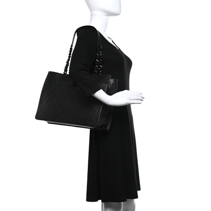 Chanel Caviar Quilted My Everything Large Shopping Tote Black 2 of 12