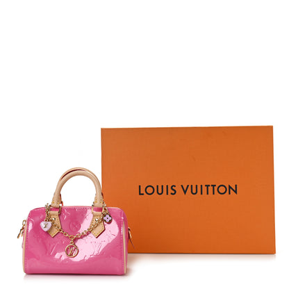 Louis Vuitton Vernis Monogram Nano Speedy Neon Pink 10 of 10