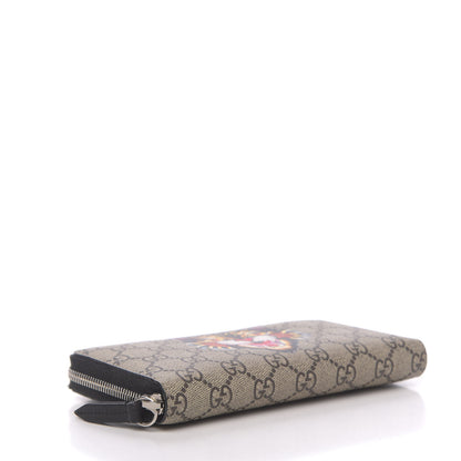 Gucci GG Supreme Monogram Angry Cat Zip Around Wallet 4 of 8