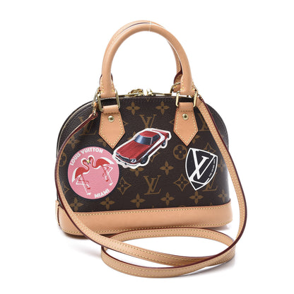 Louis Vuitton Monogram World Tour Alma BB 2 of 9