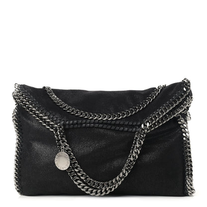 Stella McCartney Shaggy Deer Falabella Fold Over Tote Black 1 of 8