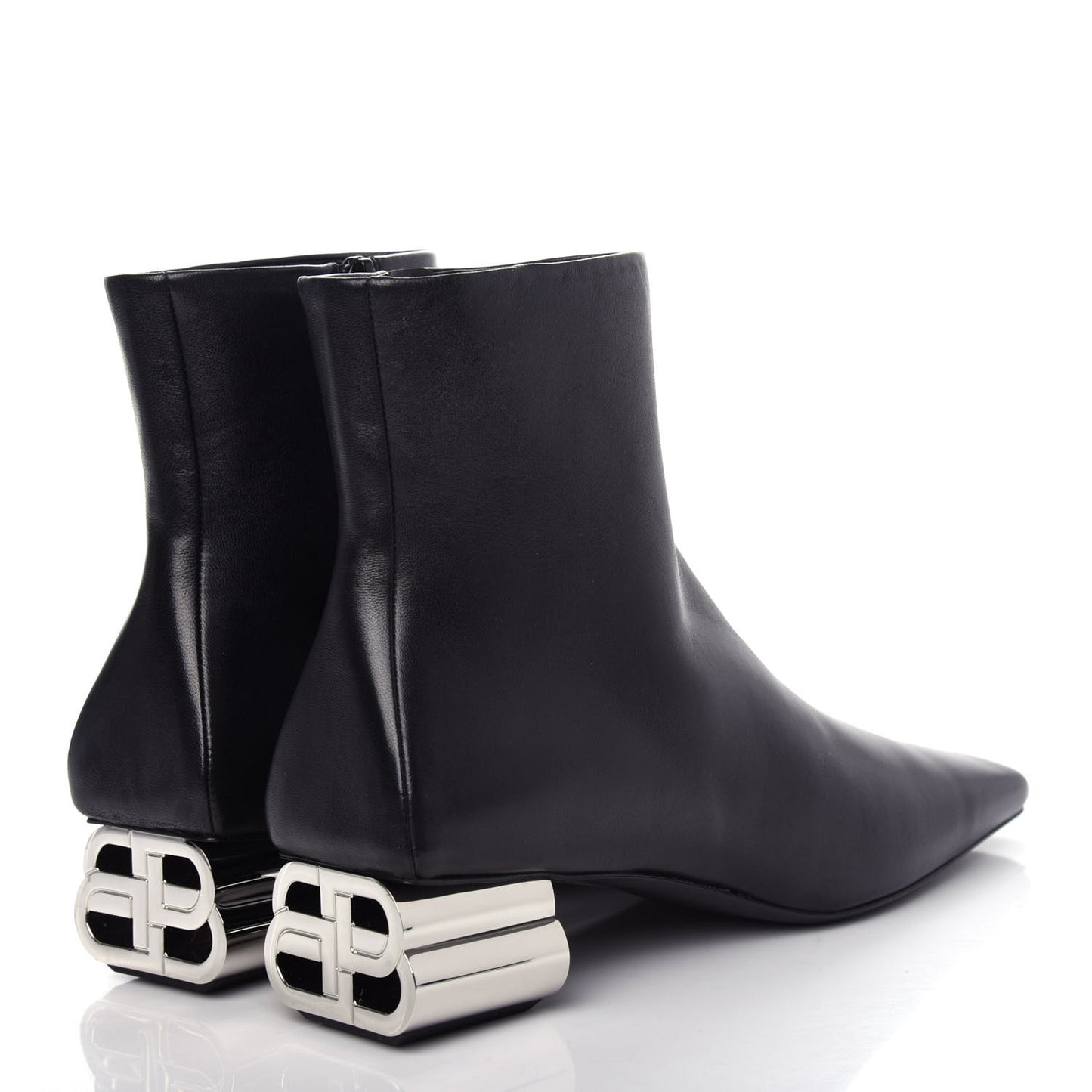 Sheepskin Typo Ankle Booties 40 Black