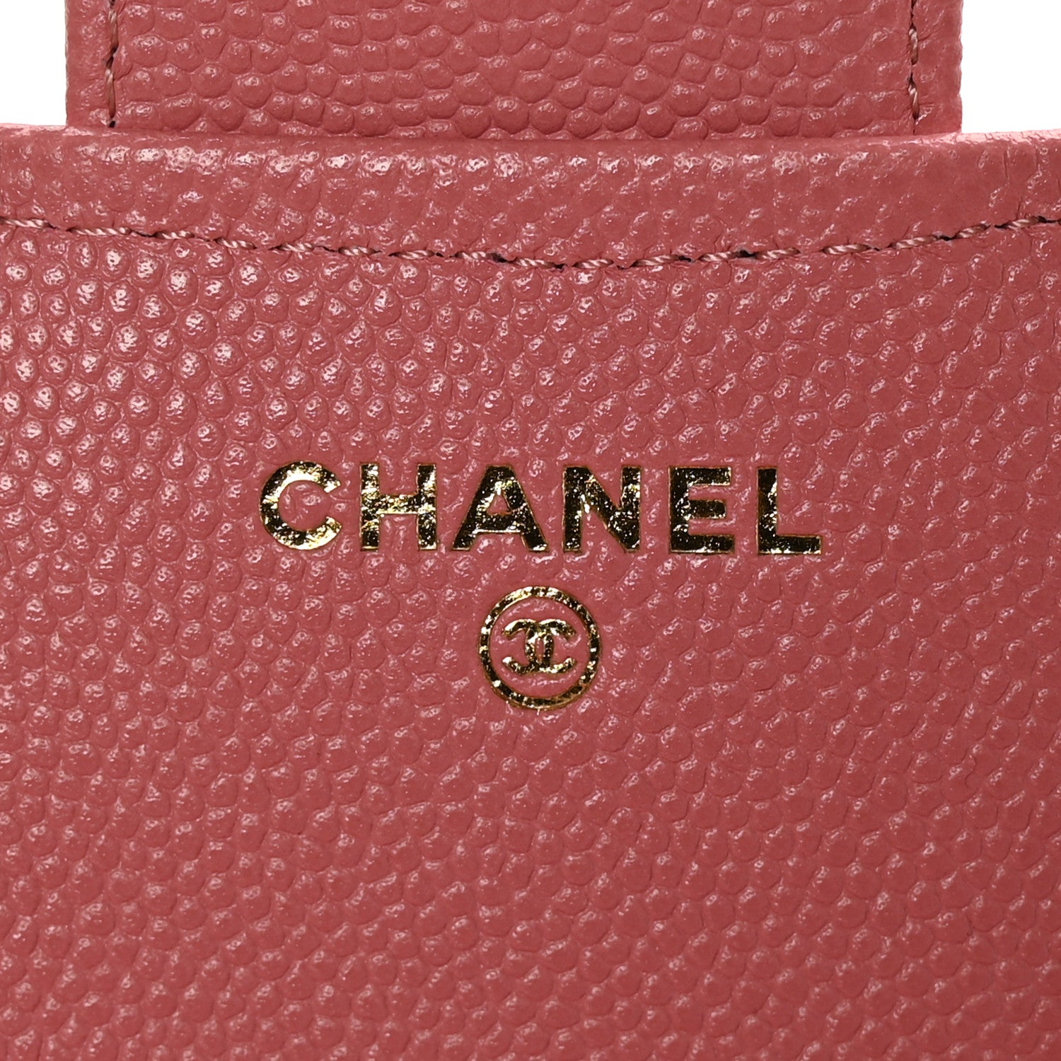 Chanel Caviar Quilted Large Gusset Flap Wallet Dark Pink 7 of 10