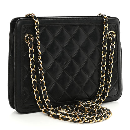 Chanel Lambskin Quilted Tassel Bag Black 2 of 13
