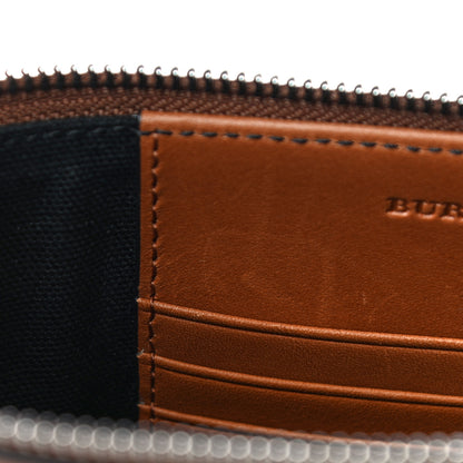Burberry Mega Check Peyton Crossbody Clutch Bag Saddle Brown 11 of 12